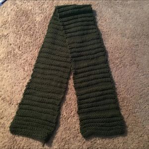 Handmade green scarf
